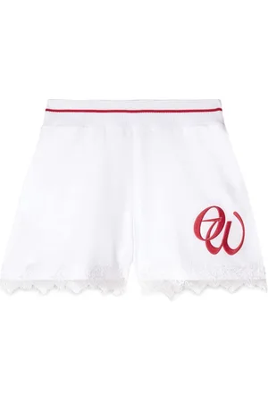 OFF-WHITE Shorts mit Spitze
