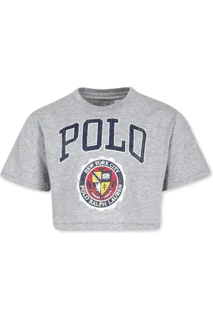 Ralph Lauren Cropped-T-Shirt mit Logo-Print