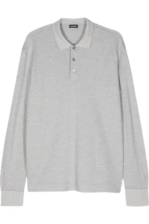 Ermenegildo Zegna Fein gestricktes Poloshirt