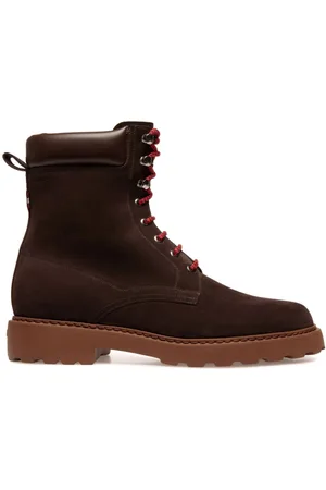 Bally Schnürstiefel aus Wildleder