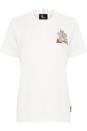 Moncler T-Shirt mit Gebirgs-Logo