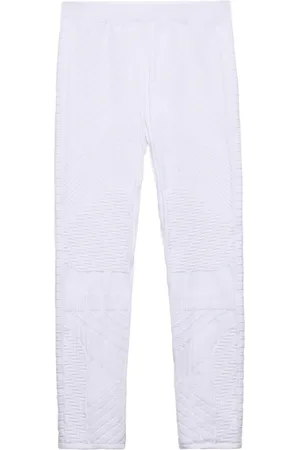 Prada Leggings mit Jacquardeinsätzen