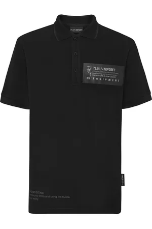 Philipp Plein Pikee-Poloshirt mit Logo-Print