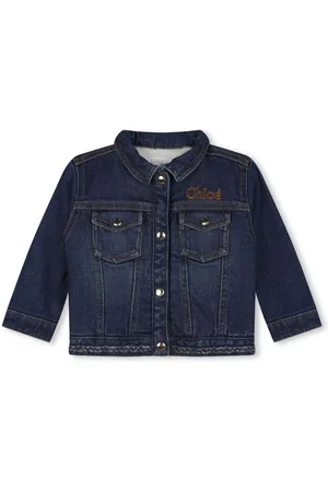 Chloé Jeansjacke mit Logo-Stickerei