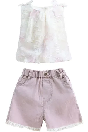 Mimi Tutu Short-Set mit Blumen-Print (zwei)