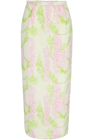 Bernadette Norma Rock mit Blumen-Print