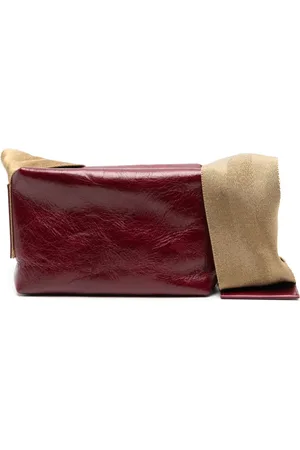 UMA WANG Schultertasche mit Logo-Prägung