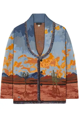 Alanui Cardigan mit Landschafts-Print