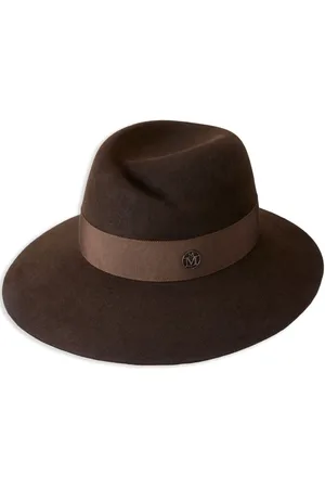 Le Mont St Michel Virginie Fedora mit Logo-Schild