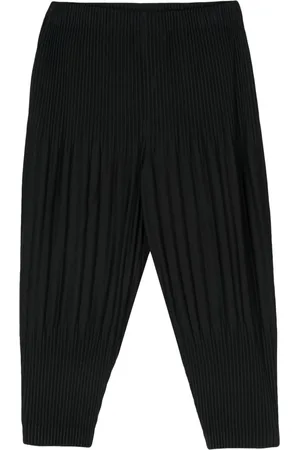 Issey Miyake Plissierte Tapered-Hose