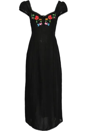 RIXO London Tahlee Midikleid