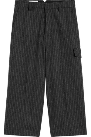 Ami Military Shorts mit Nadelstreifen