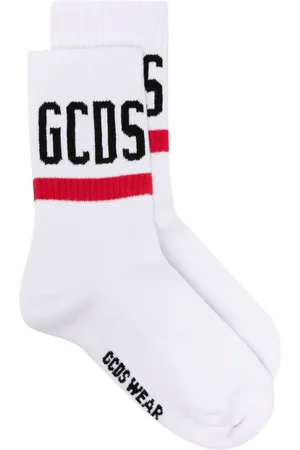 GCDS Socken mit Intarsien-Logo