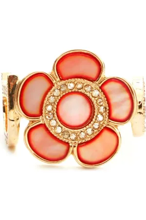 Dior Floraler Ring mit Strass