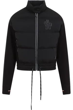 Moncler Gefütterte Jacke mit Logo-Applikation