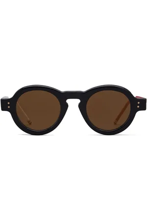 Thom Browne Sonnenbrille mit rundem Gestell