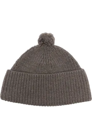 Fursac Beanie mit Pompon-Detail