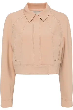 Elie saab Jacke mit Ziernähten