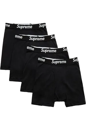 Supreme X Hanes Tagless Boxershorts (4er-Set)