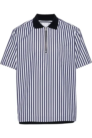 SACAI Gestreiftes Poloshirt