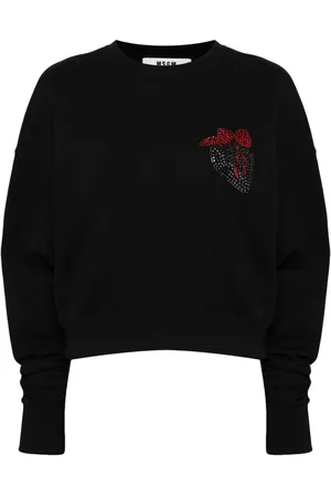 Msgm Sweatshirt mit Kristallen