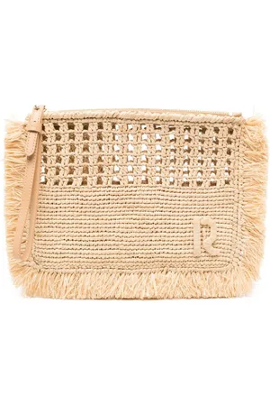 Paco rabanne Raphia Clutch