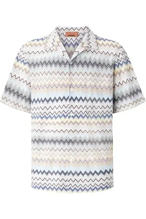 Missoni Bowlinghemd mit Zickzackmuster
