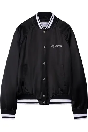 OFF-WHITE College Bomberjacke aus Satin