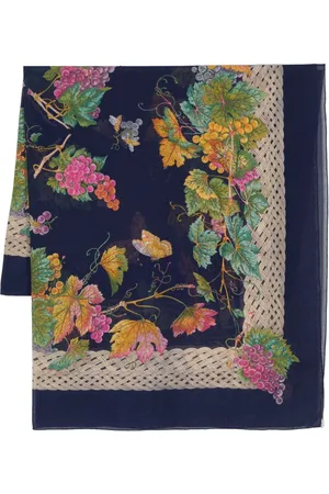 Gucci 1970s Schal mit Trauben-Print