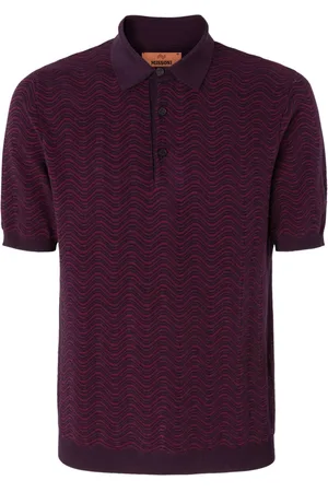 Missoni Poloshirt mit Wellenmotiv