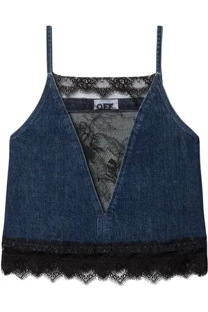 OFF-WHITE Oberteil mit Spitze
