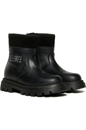Maison Margiela Stiefeletten mit Logo-Applikation