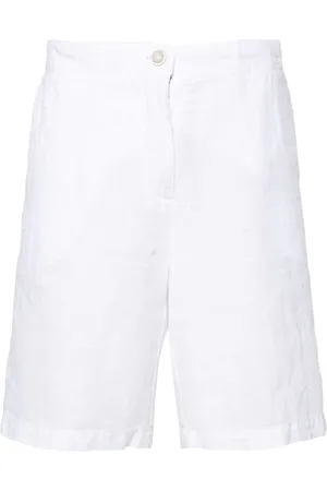 120% Lino Halbhohe Shorts aus Leinen