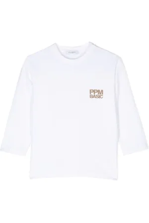 Paolo Pecora T-Shirt mit Logo-Applikation