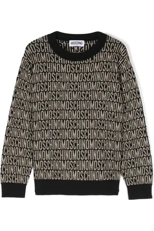 Moschino Jacquard-Pullover mit Logo