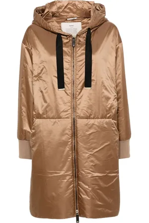 Max Mara Gefütterte Green Kapuzenjacke