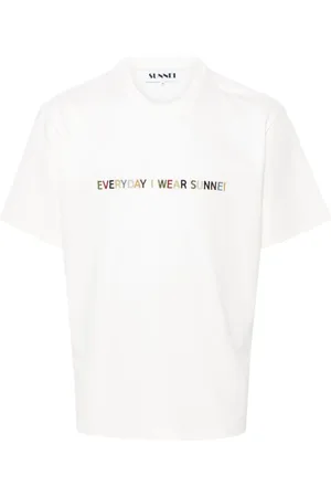 SUNNEI T-Shirt mit Logo-Stickerei