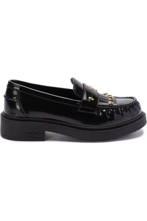 Fendi Loafer mit Logo-Schild