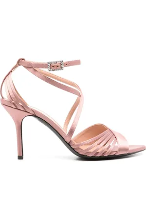 Alberta Ferretti Satin-Sandalen 85mm