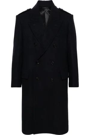 Tom Ford Mantel mit Fischgrätenmuster
