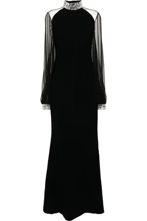 JEAN-LOUIS SABAJI Kleid mit Kristallen