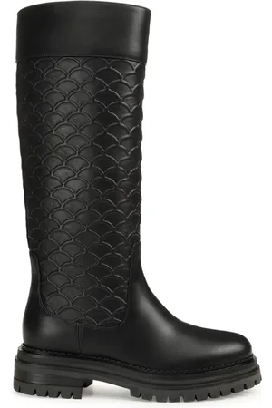 Sergio Rossi Mermaid 3D Stiefel mit runder Kappe
