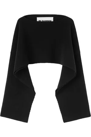 Jil Sander Poncho aus Wollgemisch