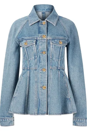 Nina Ricci Jeansjacke mit Schößchen