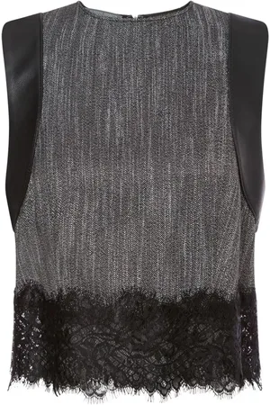 Alberta Ferretti Top mit Spitze