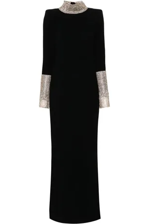 JEAN-LOUIS SABAJI Kleid mit Kristallen