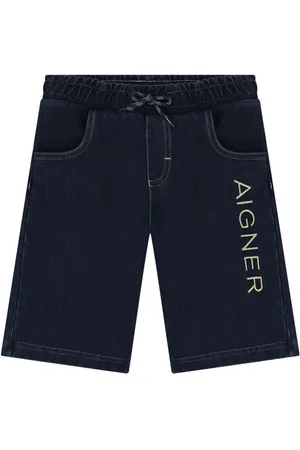 Aigner Jeans-Shorts mit Logo-Stickerei