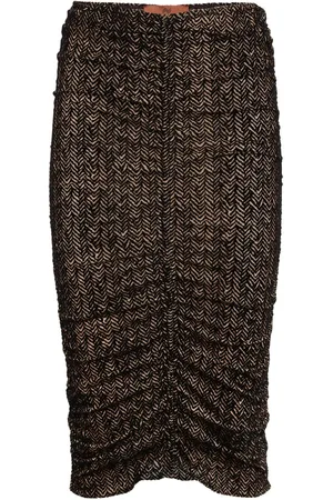 Missoni Tüll-Midirock mit Zickzackmuster