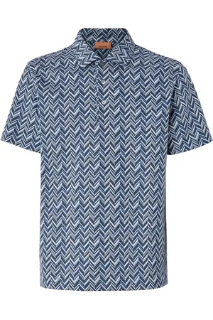 Missoni Poloshirt aus Zickzack-Jacquard