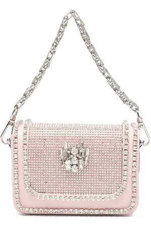LOULOU Mini-Tasche mit Kristallen